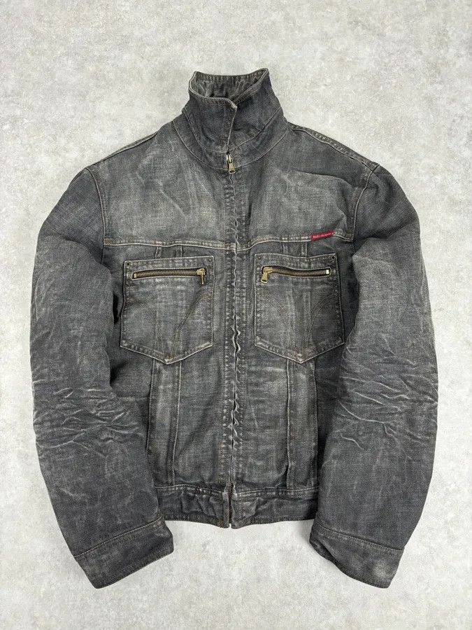 Dolce & Gabbana AW2003 Dolce & Gabbana Grey Raw Denim Jacket Size US M / EU 48-50 / 2 - 8 Thumbnail