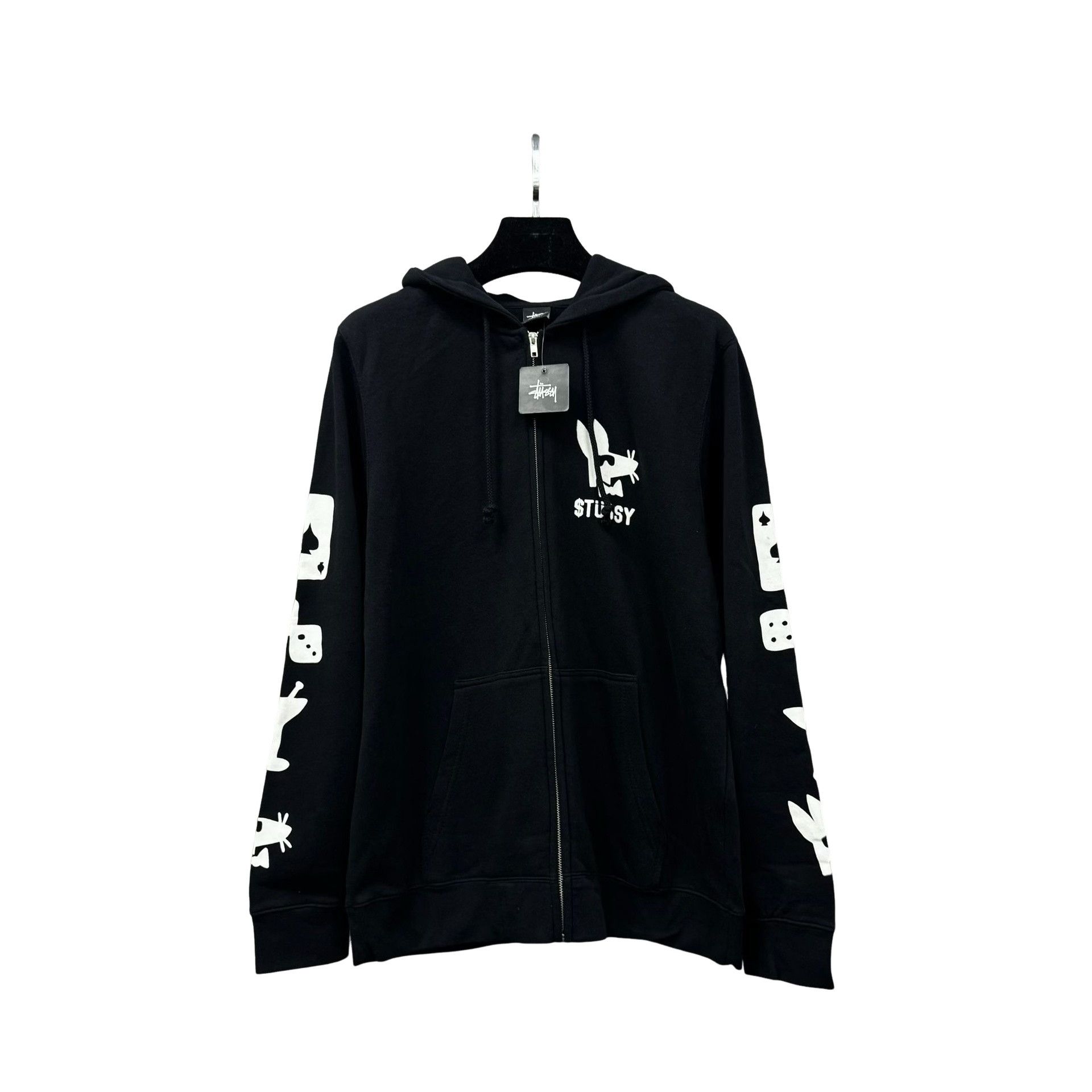 Stussy Faded Graphic Zip Hoodie | Grailed