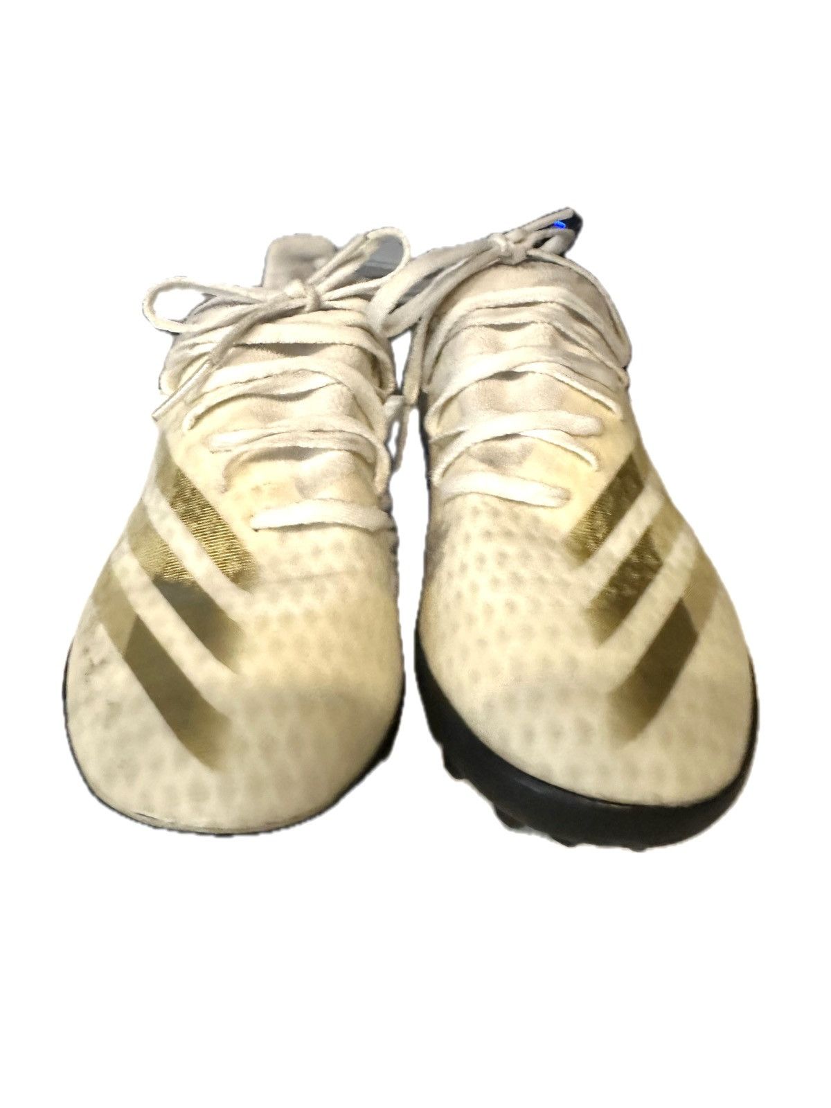 Adidas Adidas Adizero Turf Shoes White Gold Men's 7.5 Women’s 8.5 Size US 8.5 / IT 38.5 - 1 Thumbnail