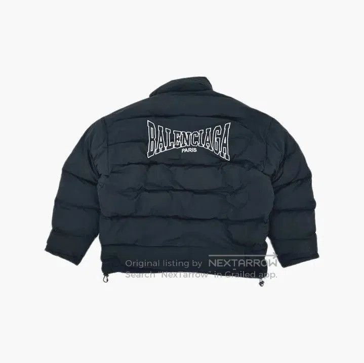Balenciaga Balenciaga Black Zip-Up Puffer Jacket for Men. Size US XS / EU 42 / 0 - 4 Thumbnail