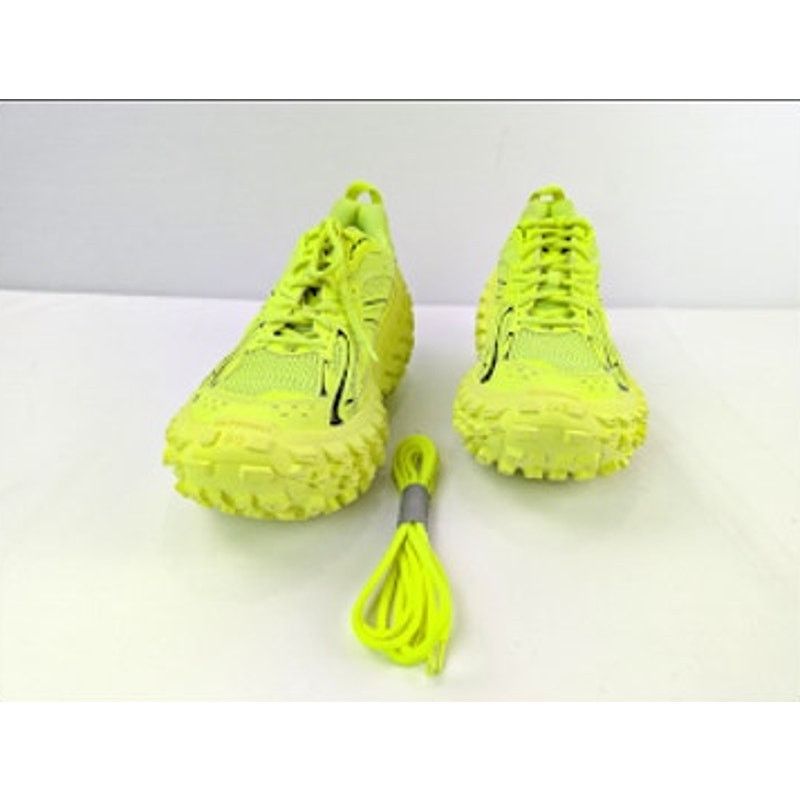 Balenciaga o1rshd1 Bouncer / Defender Sneaker in Fluo Yellow / Black Size US 11 / EU 44 - 4 Thumbnail