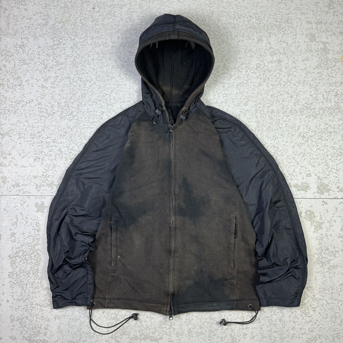 Issey Miyake 1990 Issey Miyake - Faded Hoodie Jacket Size US M / EU 48-50 / 2 - 1 Thumbnail