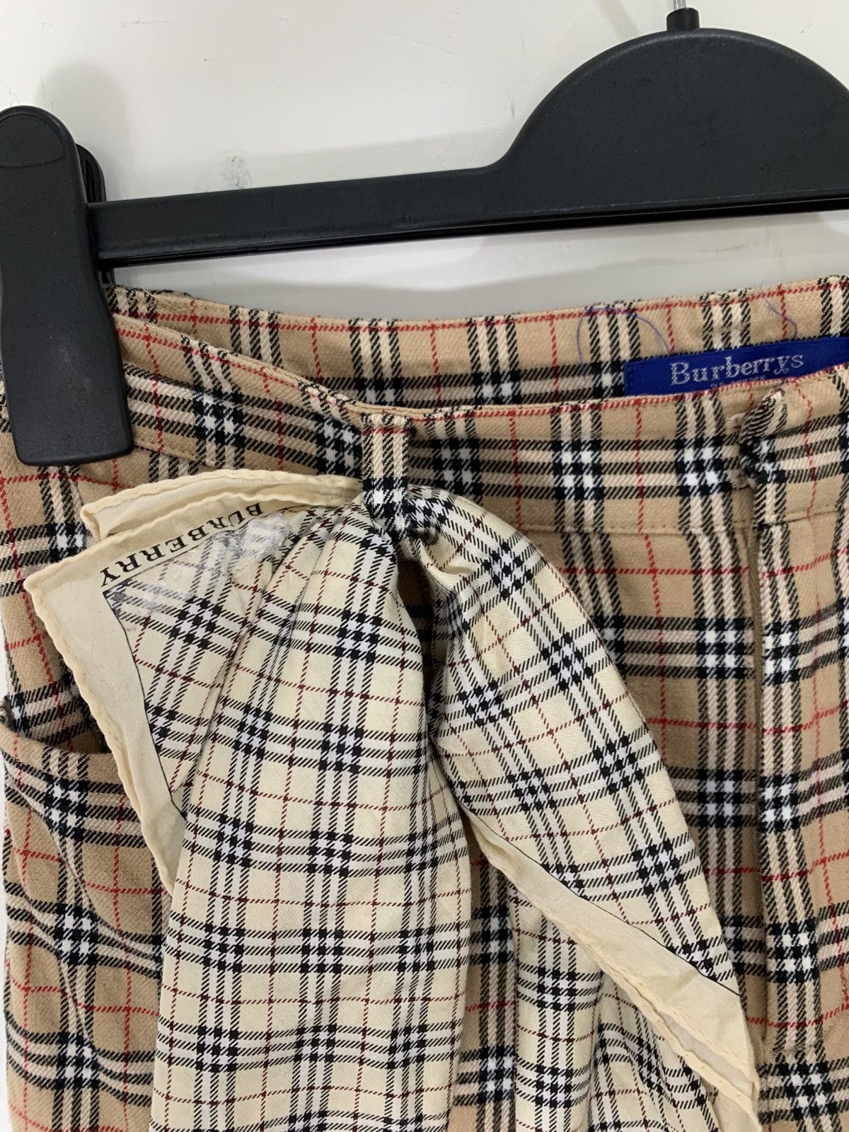 Burberry Vintage burberry check blue label pant Size 27" / US 4 / IT 40 - 7 Thumbnail