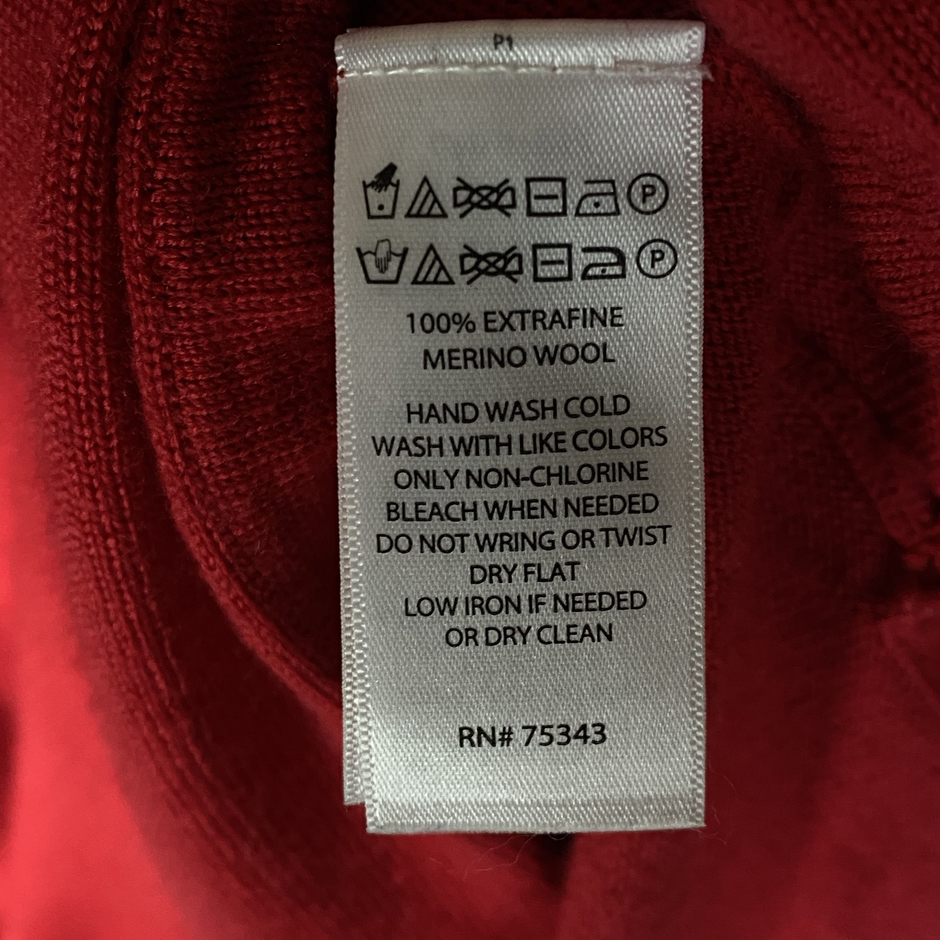 Other Max Studio Sweater Merino Wool Size M Red Long Sleeve Size M / US 6-8 / IT 42-44 - 7 Thumbnail