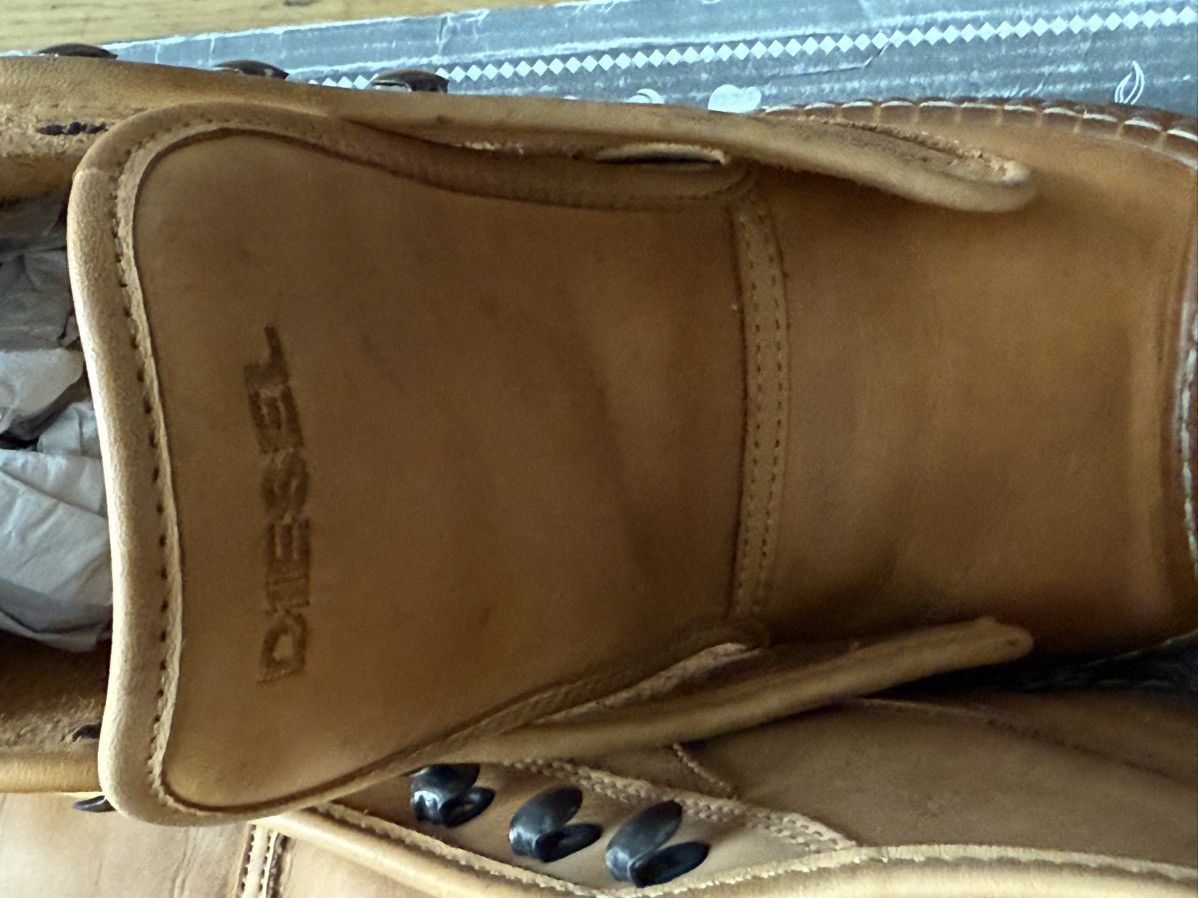 Diesel DIESEL DRAAGS94 LEATHER SNEAKERS MADE IN SPAIN Size US 10 / EU 43 - 4 Thumbnail