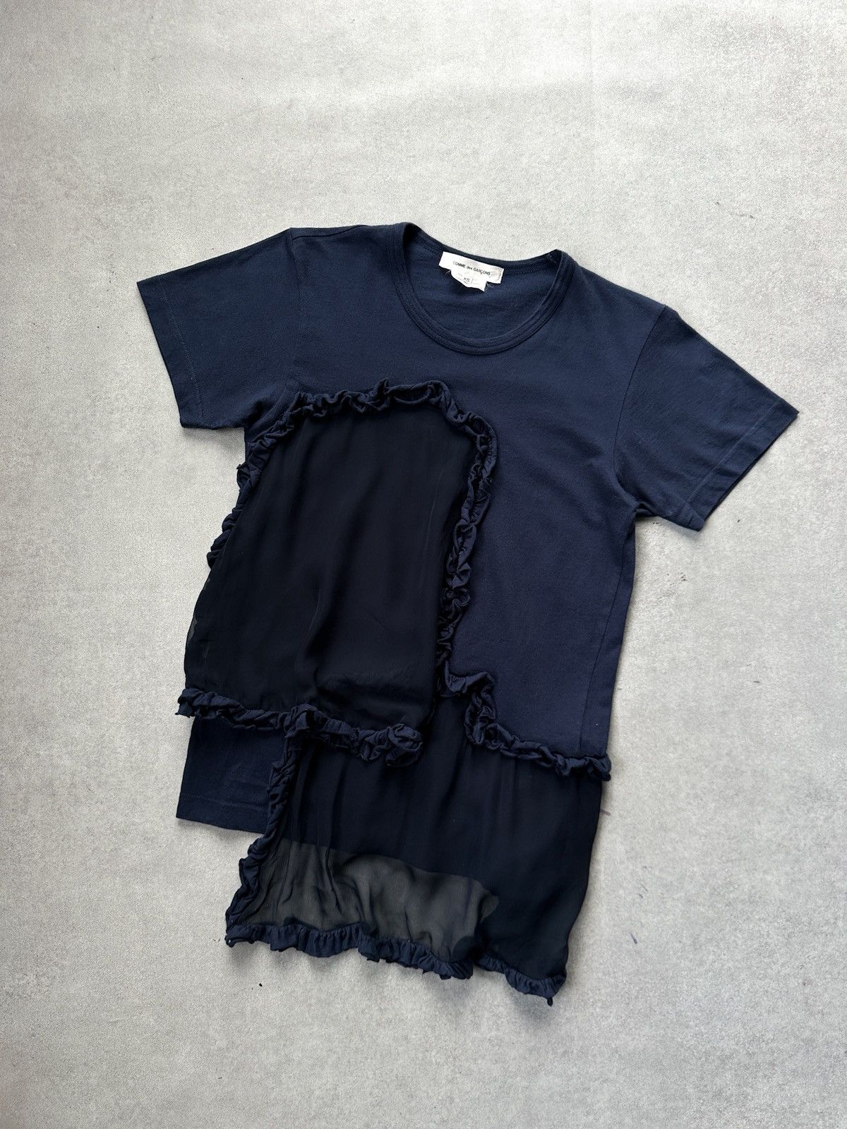 Comme des Garcons 2012 Comme Des Garcons Ruffled Tees Size XS / US 0-2 / IT 36-38 - 1 Thumbnail