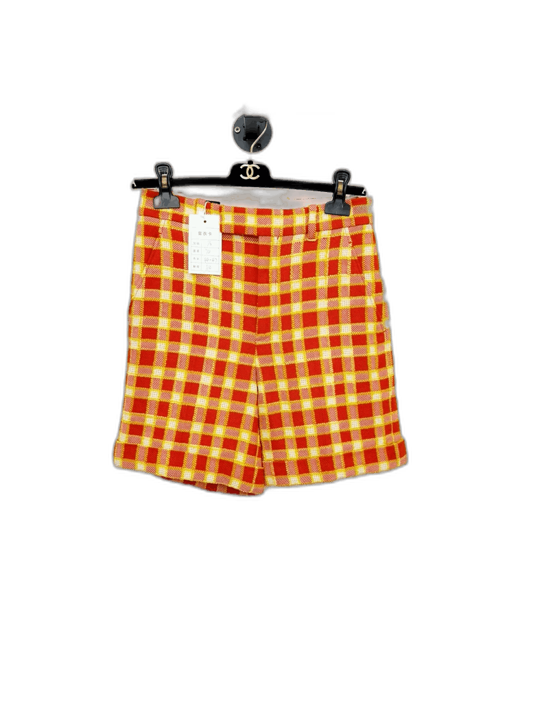 Gucci Gucci Checkered Women's Shorts Size 38" / US 16 / IT 52 - 1 Thumbnail