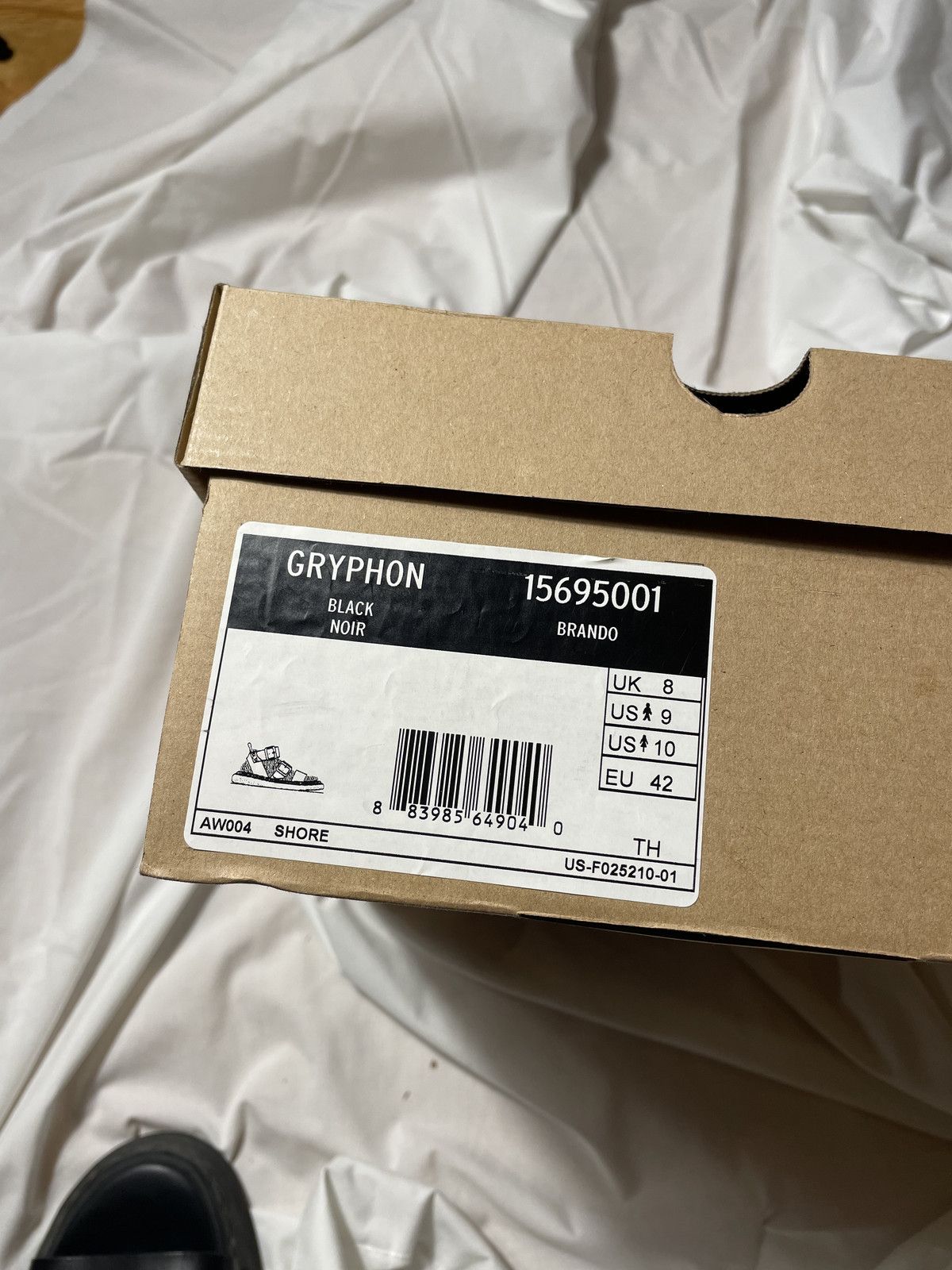 Dr. Martens Gryphon Gladiator Black Leather Sandals Size US 10 / EU 43 - 6 Thumbnail