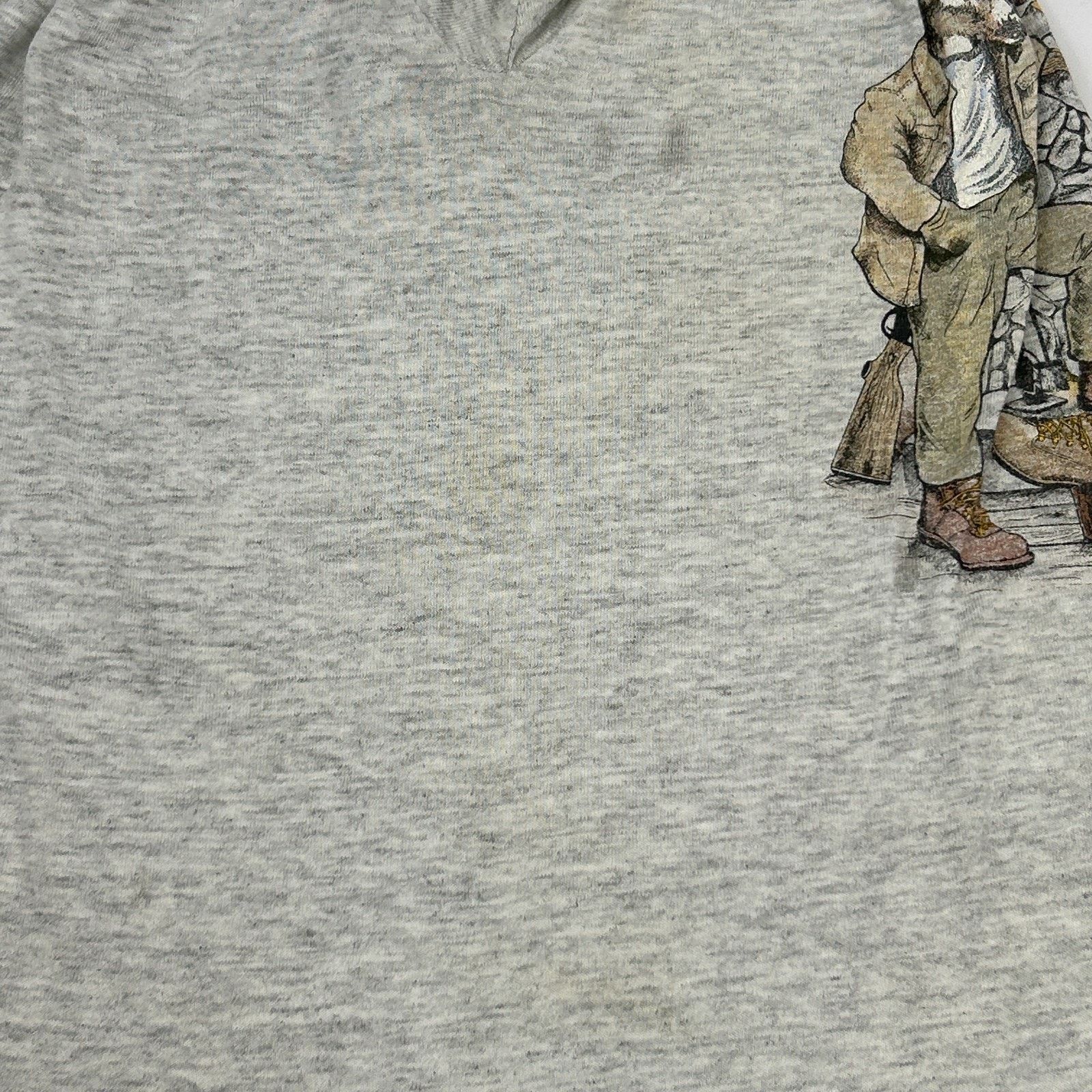 Jerzees Vintage 90s Deer Hunter Funny T Shirt Hunting Cabin M Medium Size US M / EU 48-50 / 2 - 4 Thumbnail