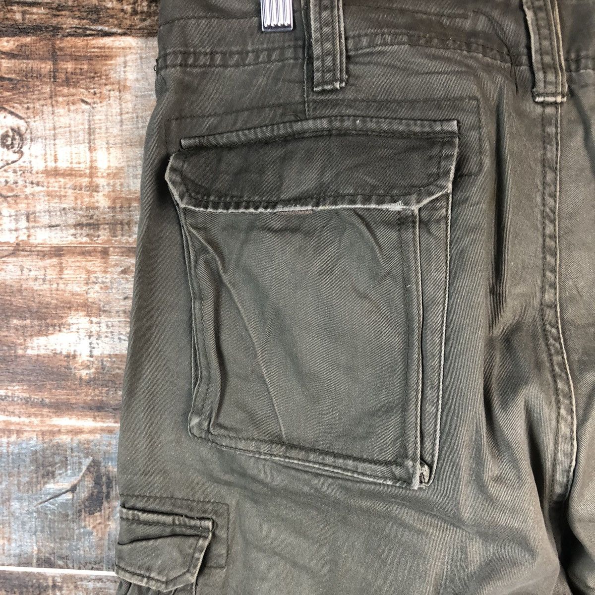Japanese Brand DL Real Crush Clothing utility Cargo Multipocket Pants #C710 Size US 33 - 16 Thumbnail