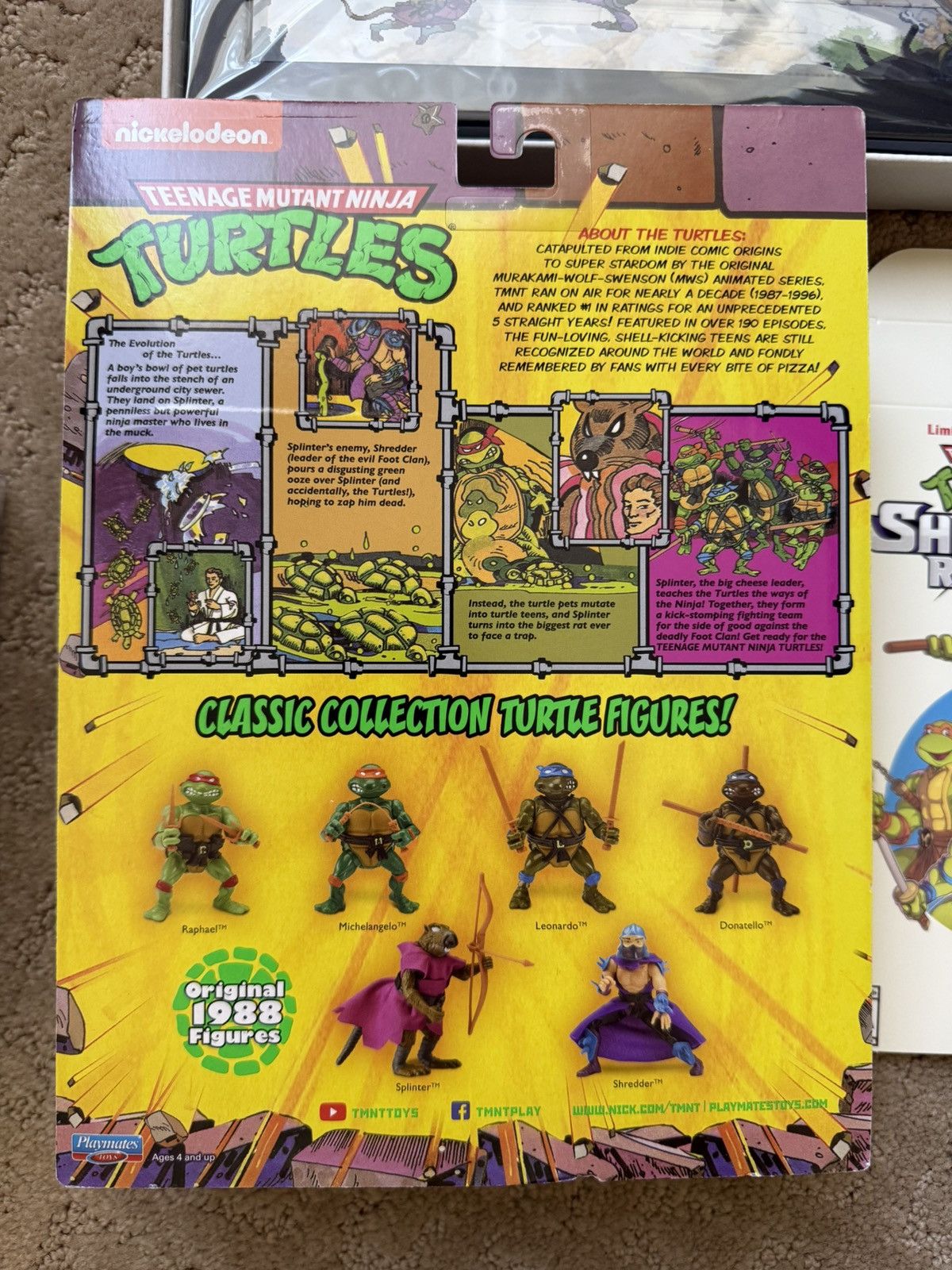 Other Playmates TMNT Shredder Cartoon Accurate Figure RARE - New Size ONE SIZE - 2 Thumbnail