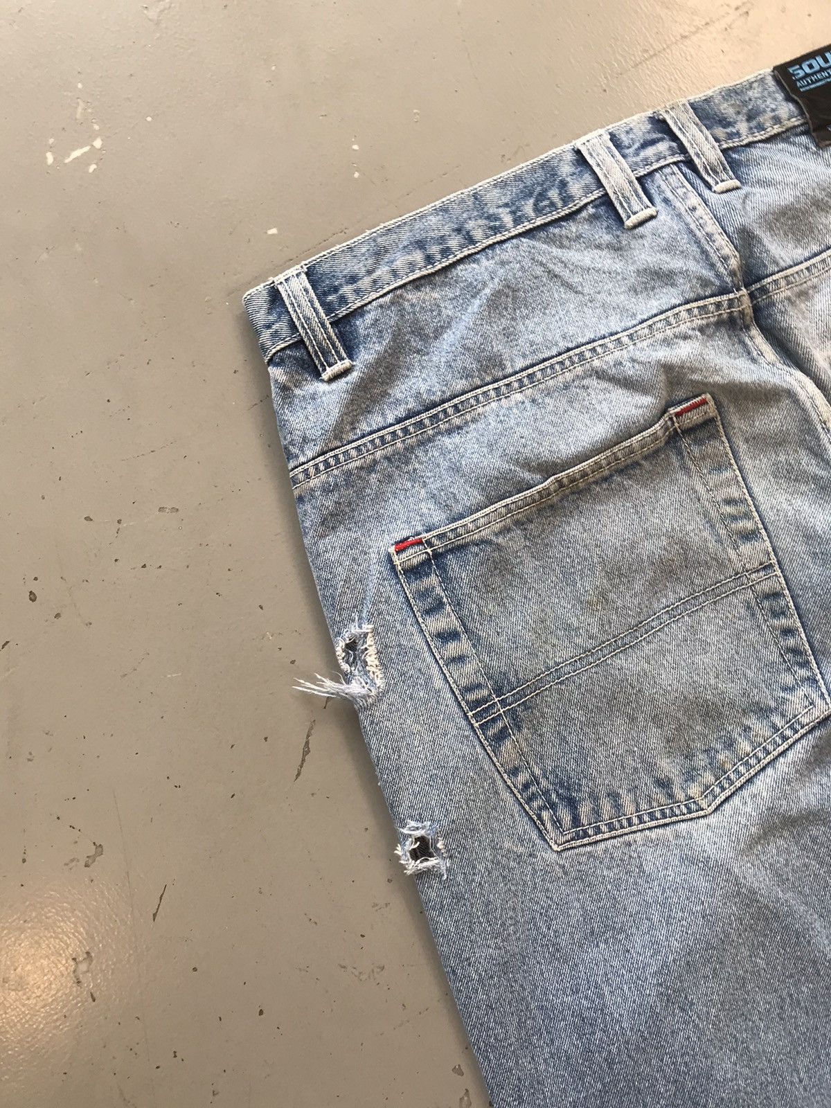 Southpole × Vintage Vintage Southpole white tab baggy fit denim Size US 38 / EU 54 - 12 Thumbnail