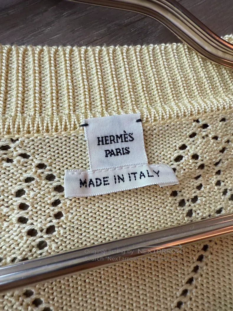 Hermes Hermes Cardigan with lace design Size XS / US 0-2 / IT 36-38 - 3 Thumbnail
