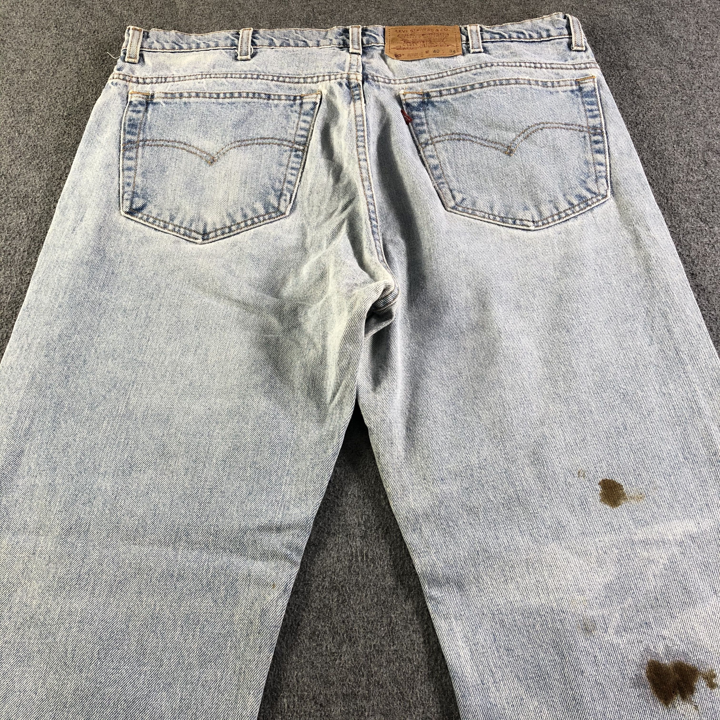 Levi's Vintage Light Wash Levis 505 Jeans-J4439 Size US 39 - 4 Thumbnail