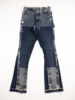 GALLERY DEPT. LA Slim-Fit Flared Frayed Studded Jeans for Men