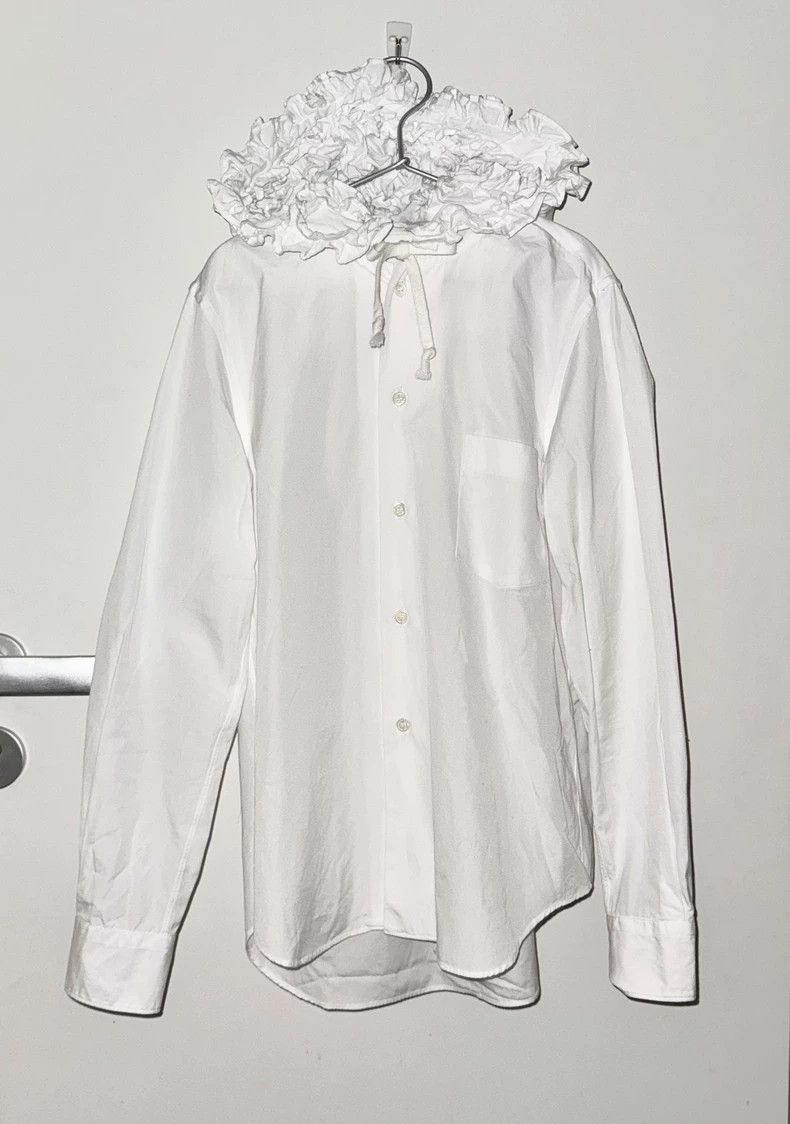 Comme des Garcons Comme Des Garçons Ruffled Collar White Shirt- DMC Size US XS / EU 42 / 0 - 1 Thumbnail