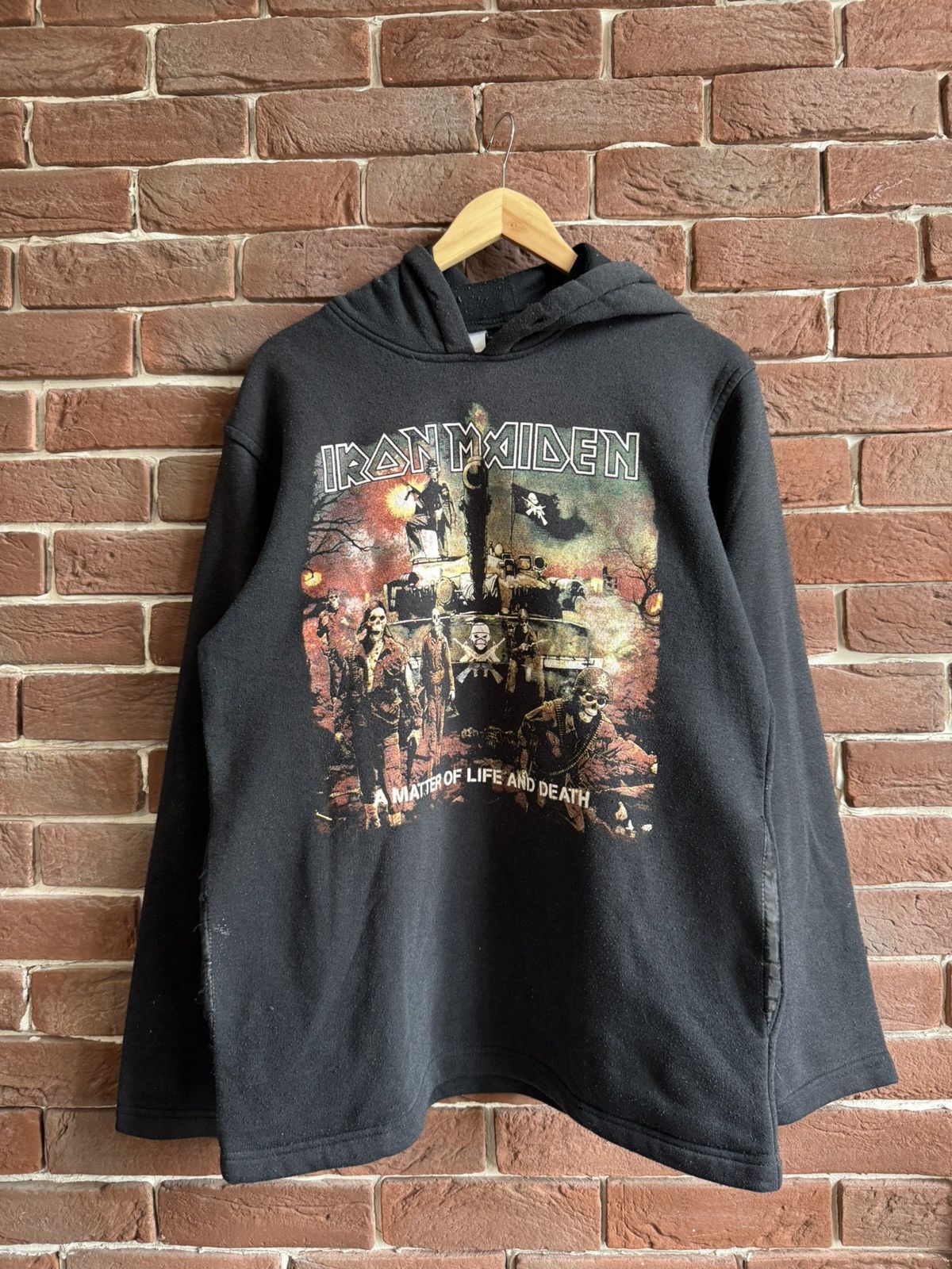 Band Tees Vintage Iron Maiden Matter Of Death Heavy Metal Band Hoodie Size US S / EU 44-46 / 1 - 1 Thumbnail