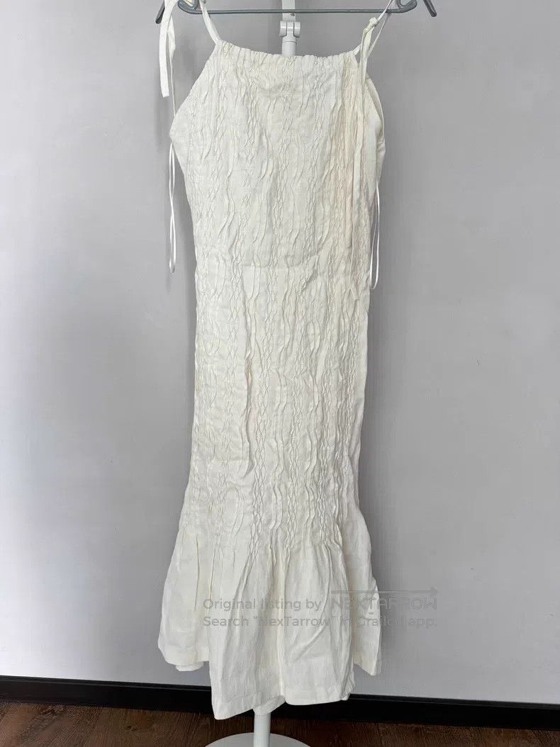 Jil Sander Jil Sander size 34 Pleated Tencel dress Size S / US 4 / IT 40 - 1 Thumbnail