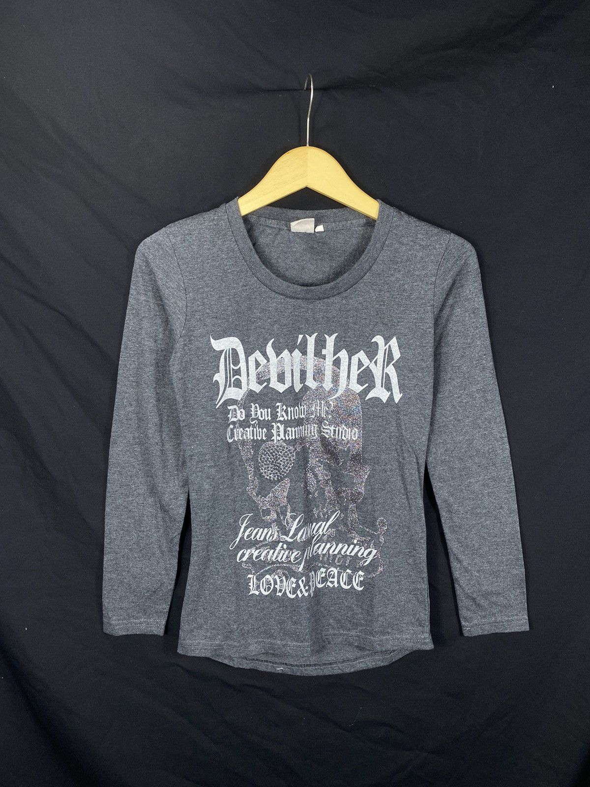 JAPANESE ROUGHT LONG SLEEVE TSHIRTS GHOTIC PUNK IFSIX STYLE