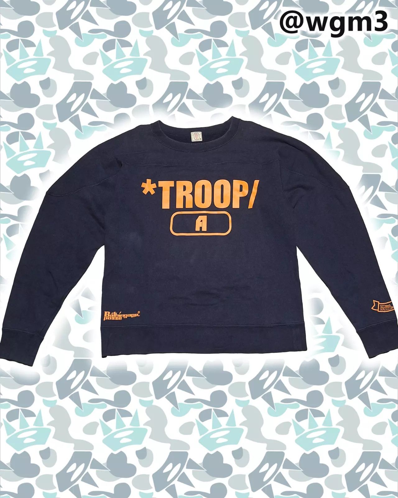 Bape × Vintage Troop A Crewneck Size US L / EU 52-54 / 3 - 1 Thumbnail