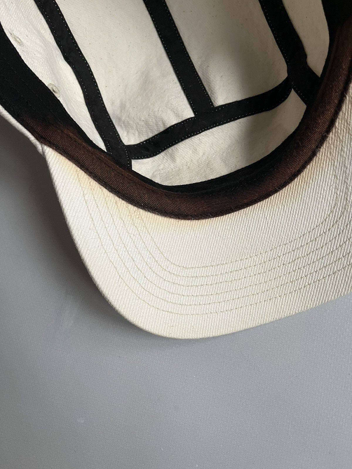 Supreme SUPREME White Canvas 5 Panel Cotton Cap Hat Size ONE SIZE - 15 Thumbnail