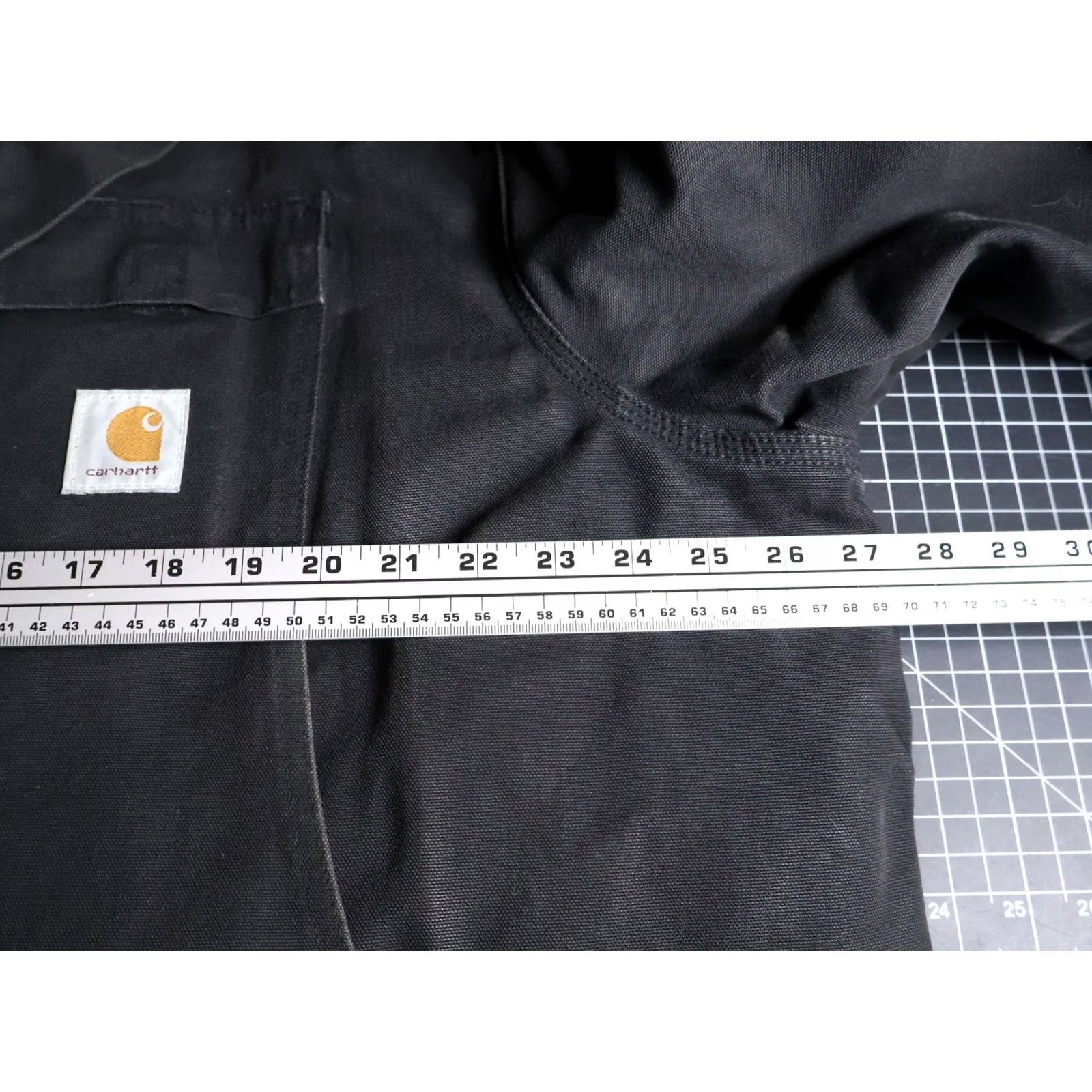 Carhartt VINTAGE Carhartt C26 Jacket Mens XL Black Duck Canvas Corduroy Collar Quilted Lined 90s Grunge Retro Bomber Jacket Full Zip Pockets Workwear Casual Size US XL / EU 56 / 4 - 4 Thumbnail