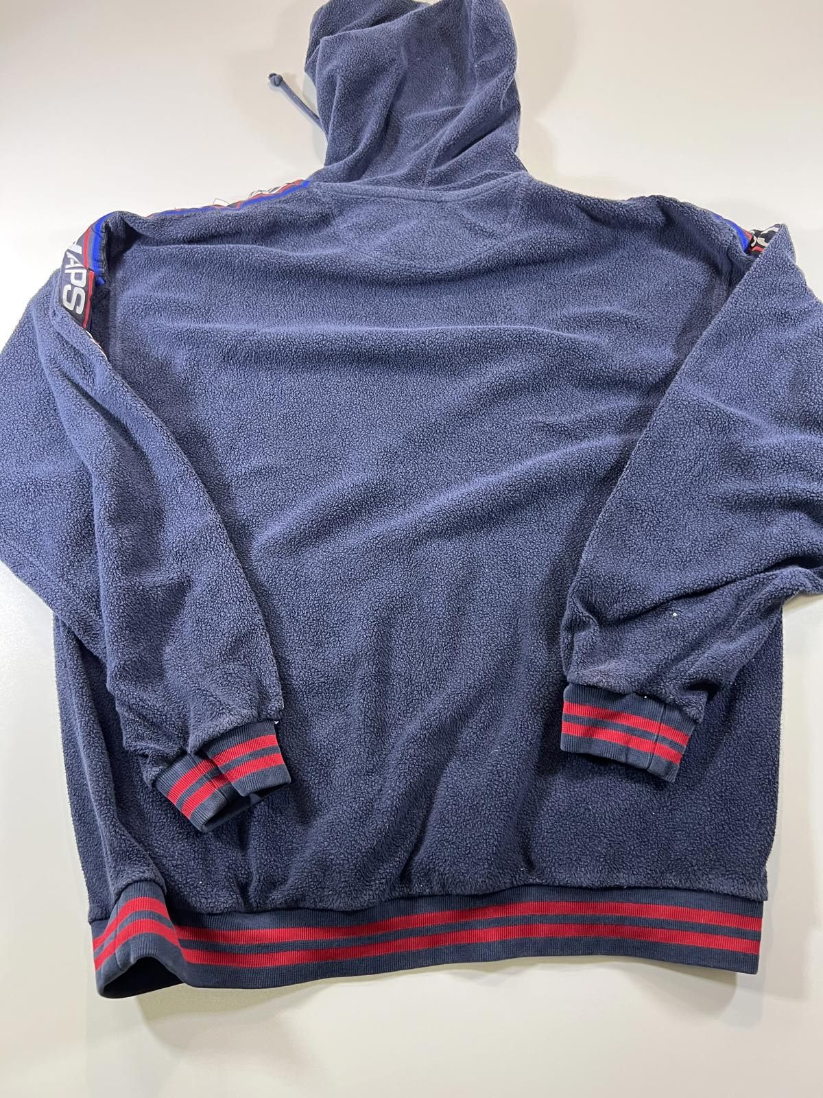 Chaps Ralph Lauren Vintage Chaps RL Navy Blue Hooded Fleece Sweatshirt Size L Size US L / EU 52-54 / 3 - 7 Thumbnail