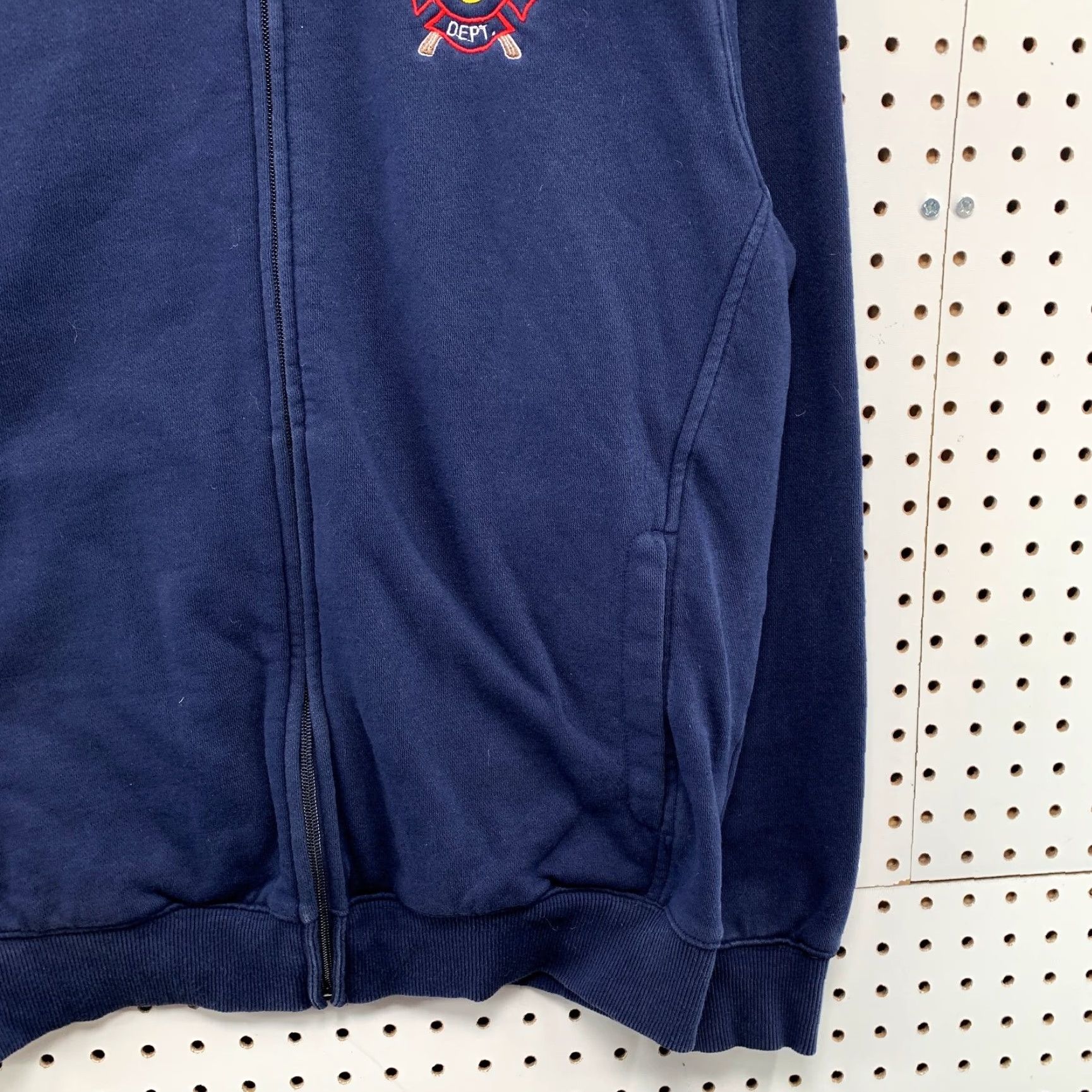 Vintage Chicago Fire Department Jacket Mens Medium Blue Fleece Zip Sweatshirt Size US M / EU 48-50 / 2 - 7 Thumbnail