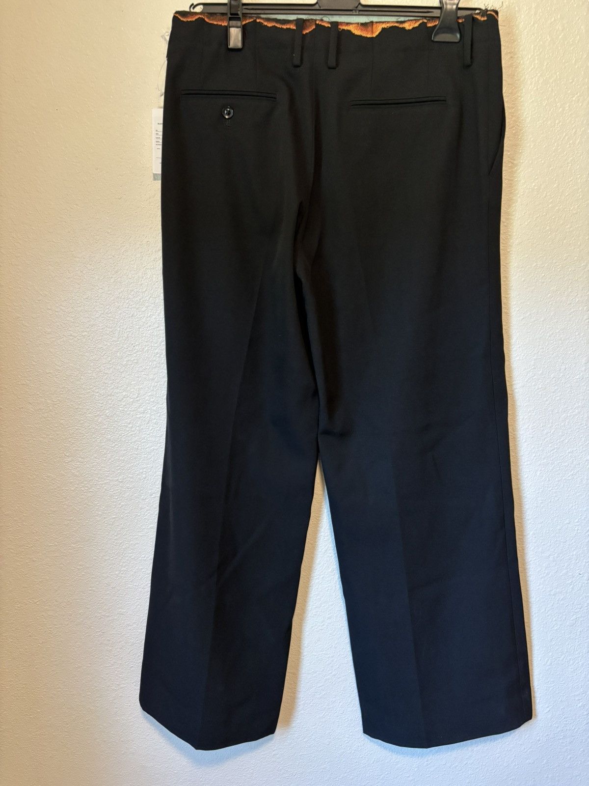 Doublet Doublet ‘burning’ embroidery wide leg trousers Size US 33 - 4 Thumbnail