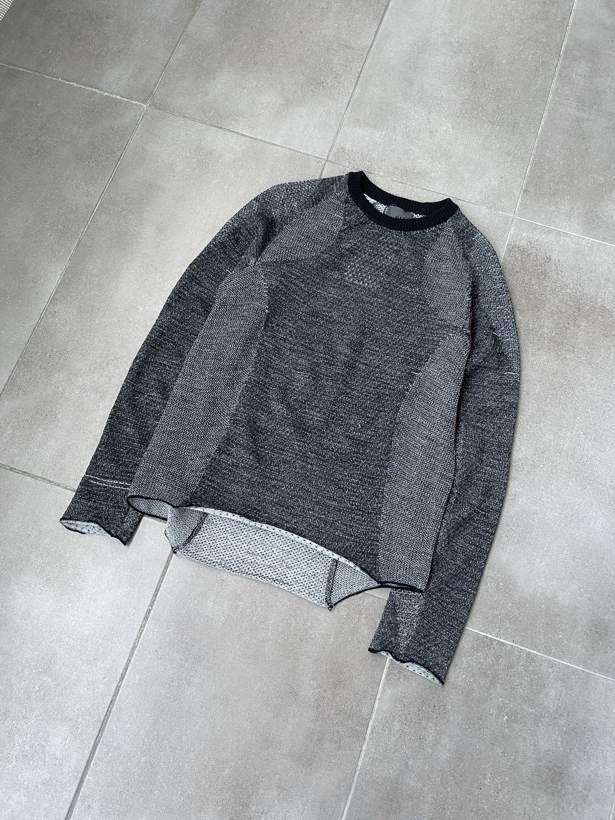 Saul Nash !DS! SS23 Saul Nash High Neck Compression Grey Wool Jumper Size US L / EU 52-54 / 3 - 10 Thumbnail