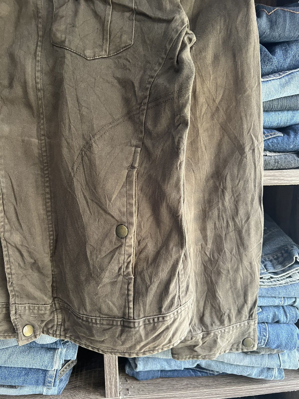 Michel Klein 🔥Klein Plus Homme Army Green Jacket Size US S / EU 44-46 / 1 - 8 Thumbnail