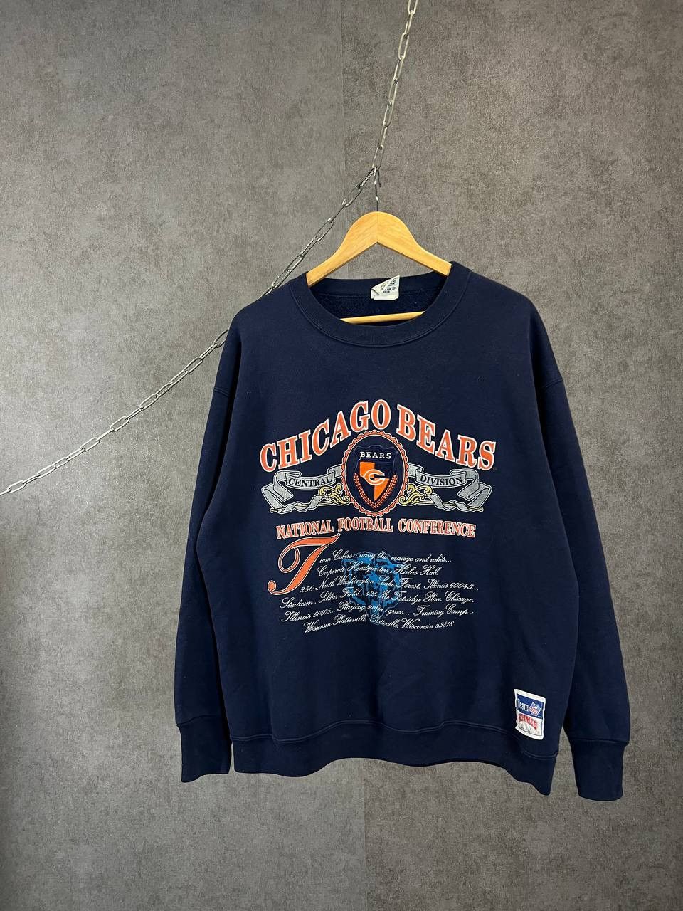 NFL Chicago Bears NFL vintage made in USA sweatshirt Size US XL / EU 56 / 4 - 1 Thumbnail