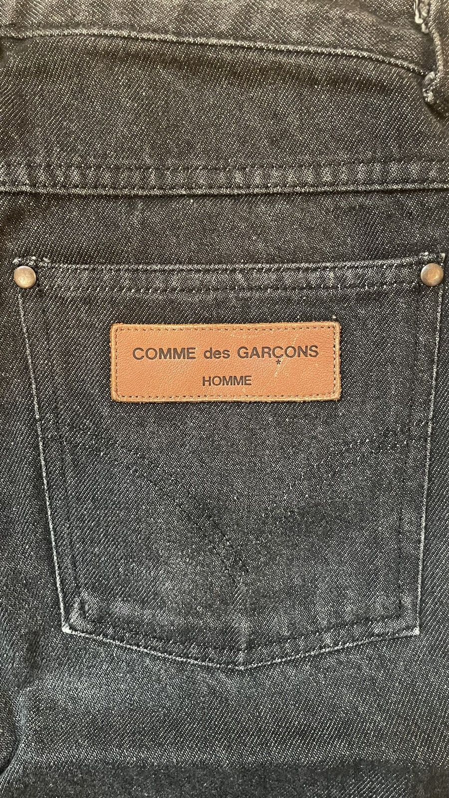 Comme des Garcons Homme Comme des Garcons Homme black jeans Size US 29 - 3 Thumbnail