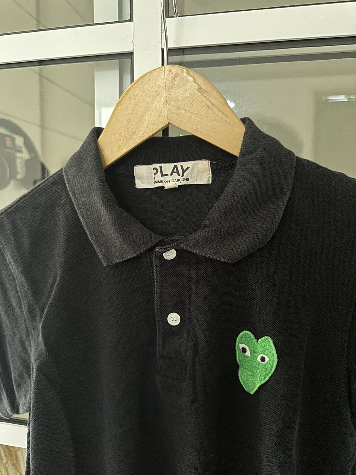 Comme des Garcons Comme Des Garcon Green Logo Polo Size US XXS / EU 40 - 4 Thumbnail
