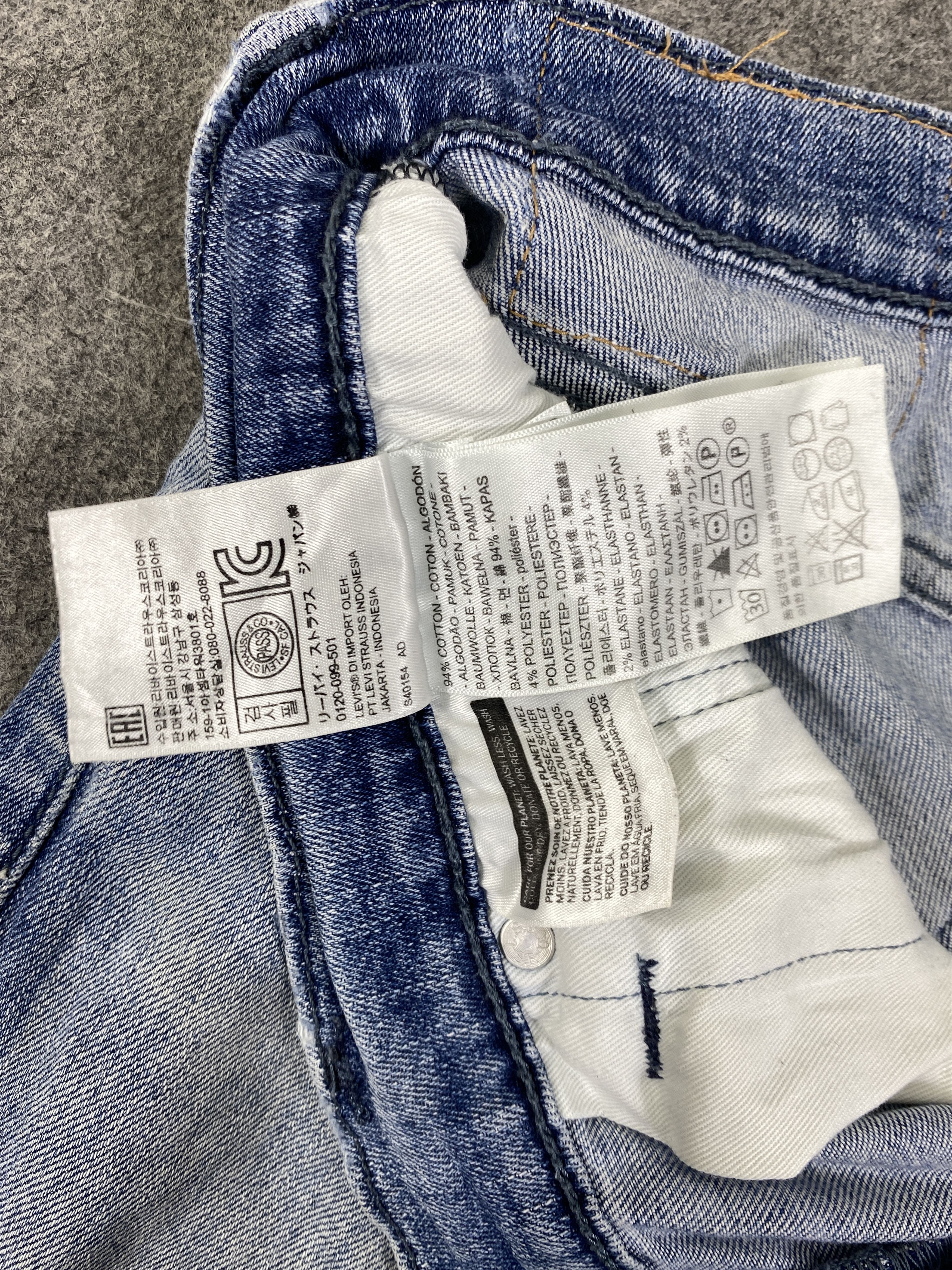 Levi's Light Blue Vintage Levi's 511 Jeans 34x27.5 - JN3324 Size US 34 / EU 50 - 11 Thumbnail