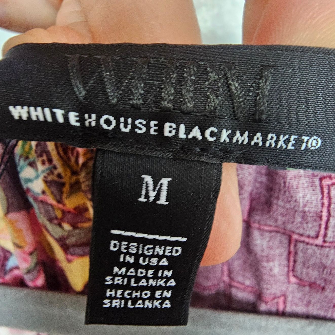 White House Black Market White House Black Market Womens Floral Ruched Front Poplin M Size M / US 6-8 / IT 42-44 - 6 Thumbnail