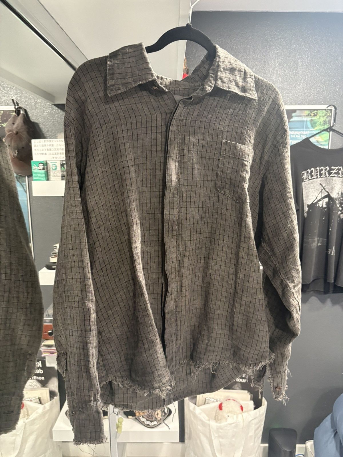 K-Two Studios Dyed Checker Button-Down | Grailed