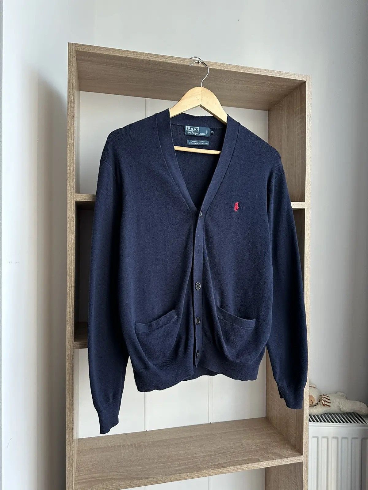 Polo Ralph Lauren × Vintage Vintage Polo Ralph Lauren Cardigan PRL Big Logo Size US M / EU 48-50 / 2 - 11 Thumbnail