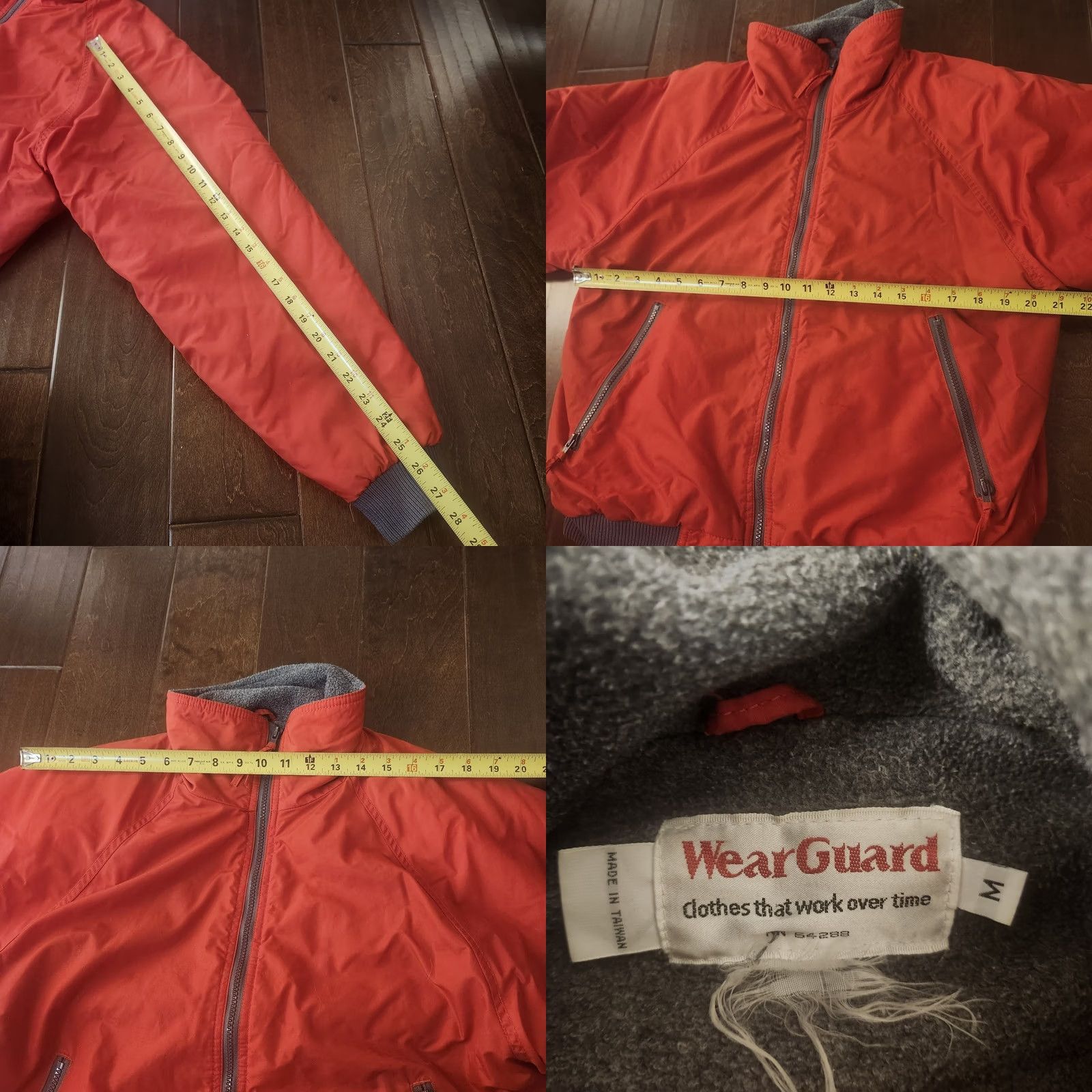 Vintage VINTAGE WearGuard Jacket Mens M Red Insulated Bomber Racing Coat Size US M / EU 48-50 / 2 - 10 Thumbnail