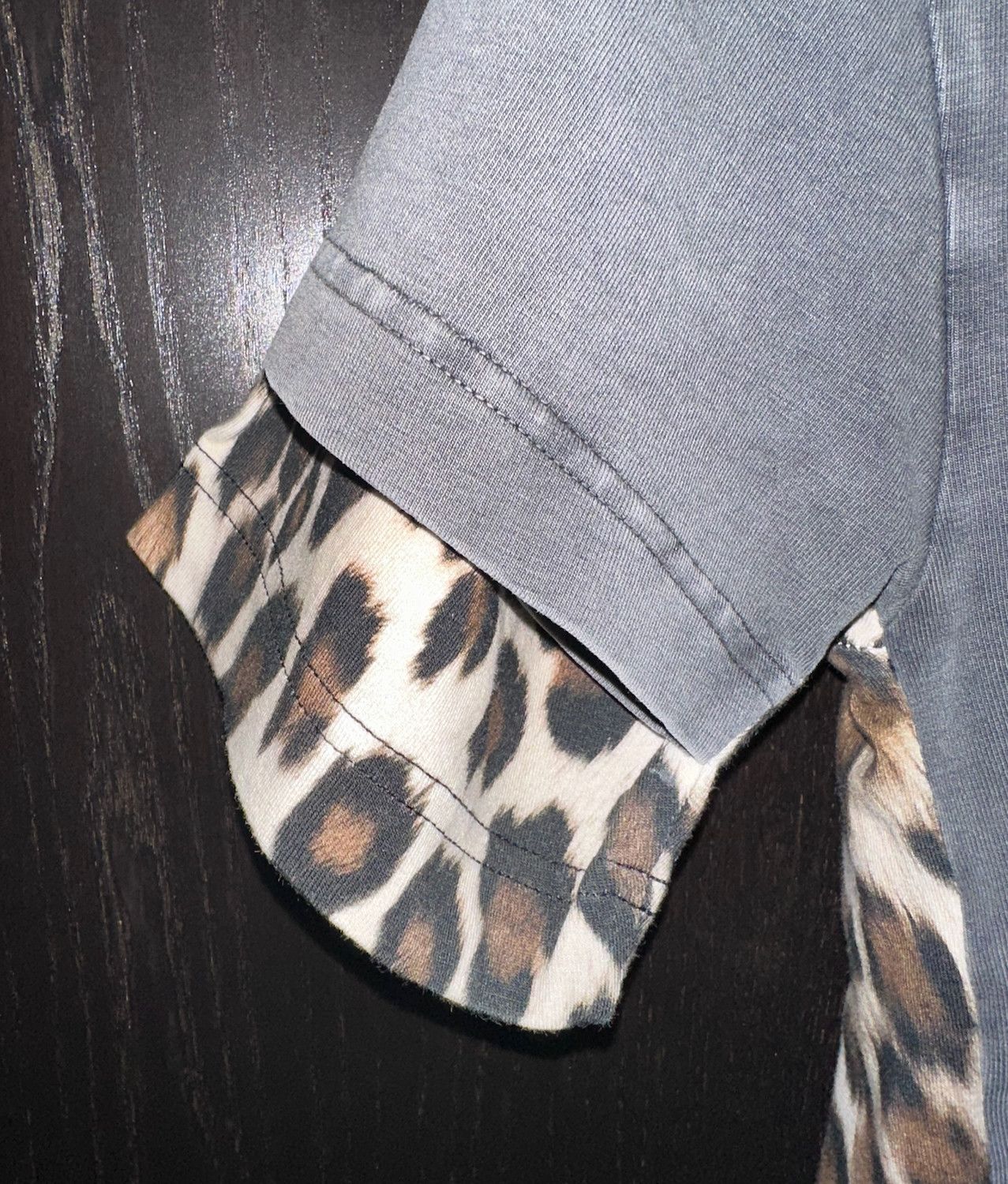 Balenciaga Balenciaga 24FW Leopard Double S/S T-shirt with Tape Size US M / EU 48-50 / 2 - 5 Thumbnail