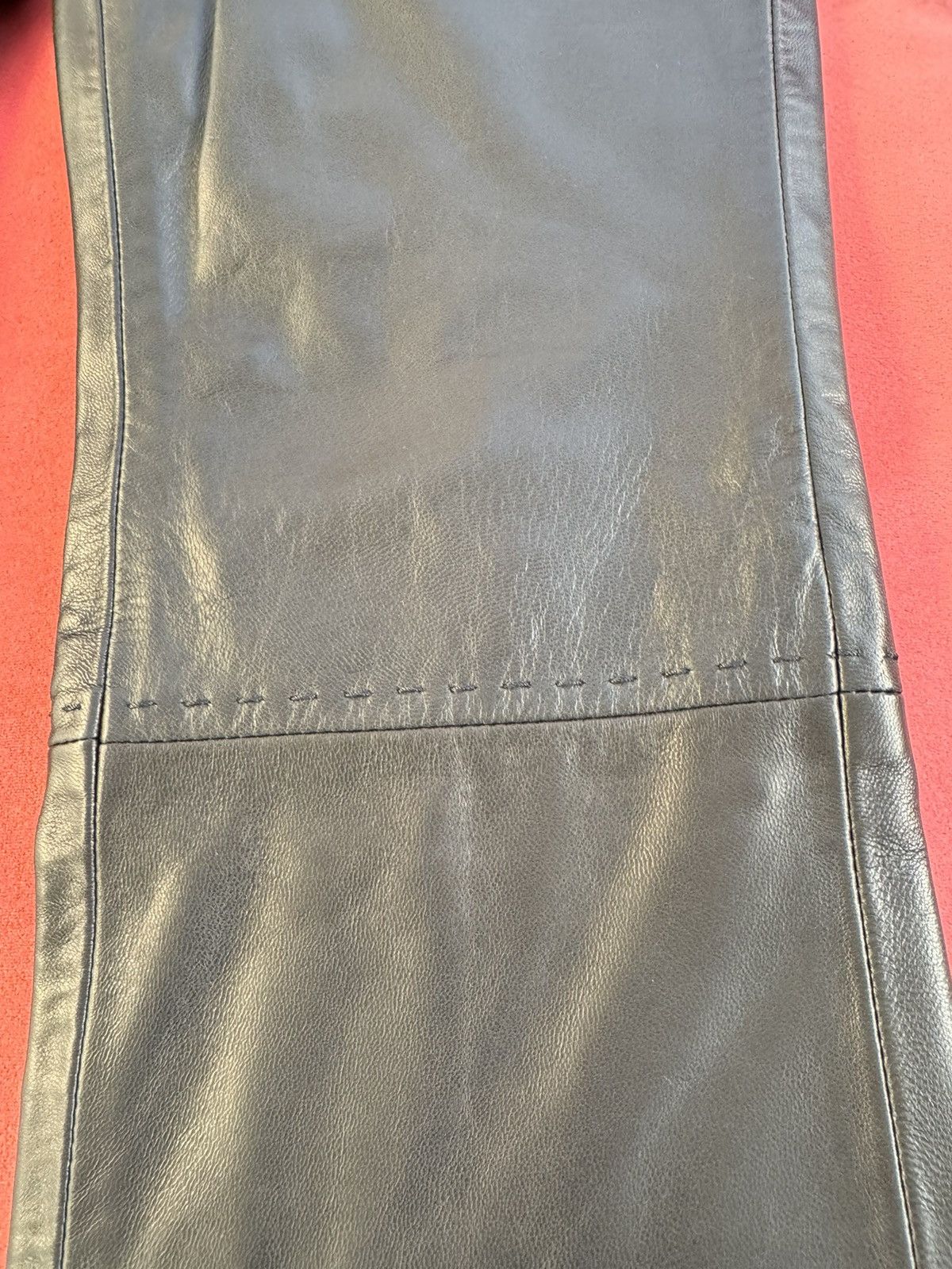 Ambush Design New Ambush flared leather trousers, size XS, 38 IT Size 26" / US 2 / IT 38 - 4 Thumbnail