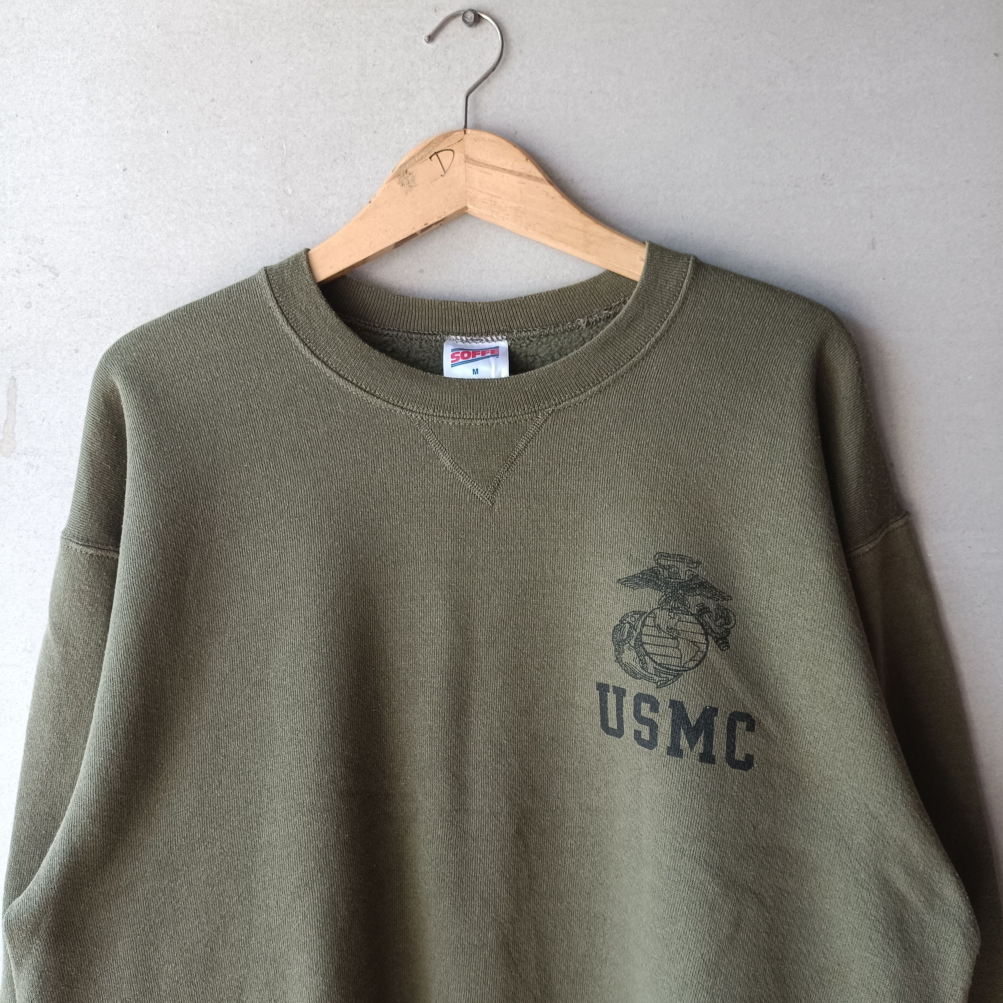 Vintage VINTAGE USMC SOFFE Sweatshirt Size US M / EU 48-50 / 2 - 3 Thumbnail