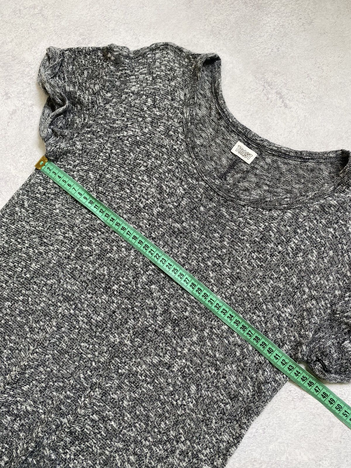 Other TOAST Womens Grey Marl Short Sleeve Midi Dress Size 10 Size L / US 10 / IT 46 - 13 Thumbnail