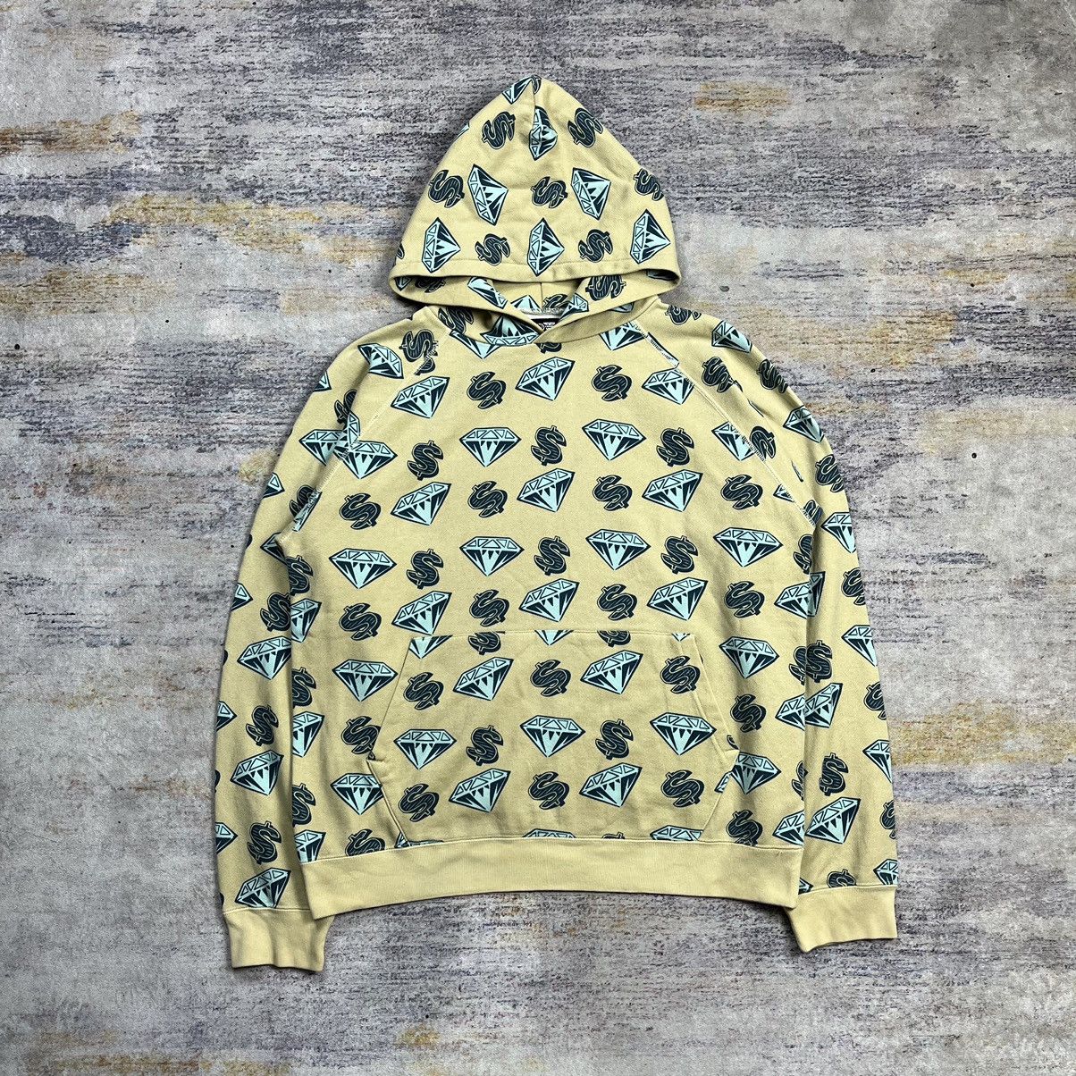 Billionaire Boys club diamond dollar all over print hoodie