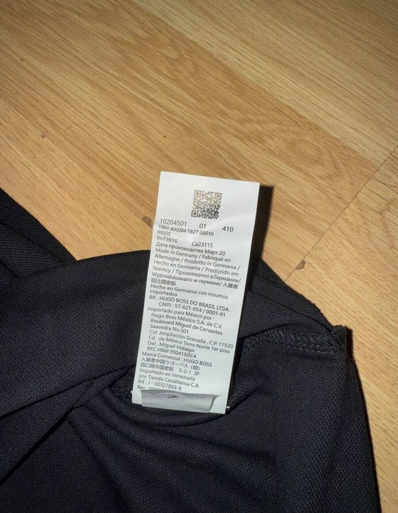 Hugo Boss Boss Polo Shirt Black and Beige Colors L Size Size US L / EU 52-54 / 3 - 3 Thumbnail