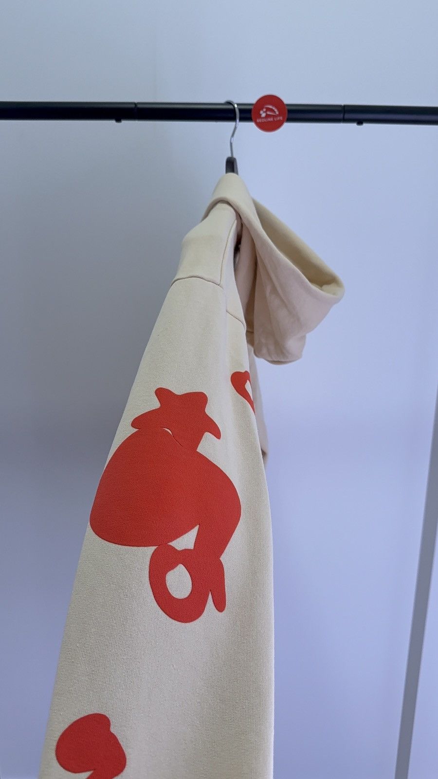 Sp5der Sp5der Creme Beluga Hoodie Size M Size US M / EU 48-50 / 2 - 3 Thumbnail