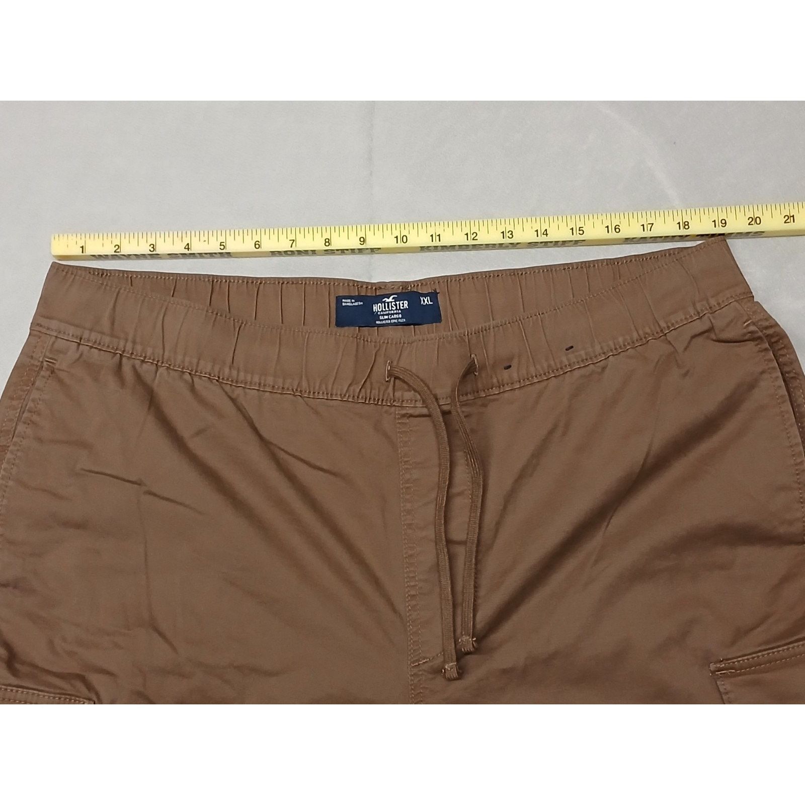 Hollister Hollister Slim Cargo Epic Flex Brown (2XL) String Pants Size US 38 / EU 54 - 5 Thumbnail