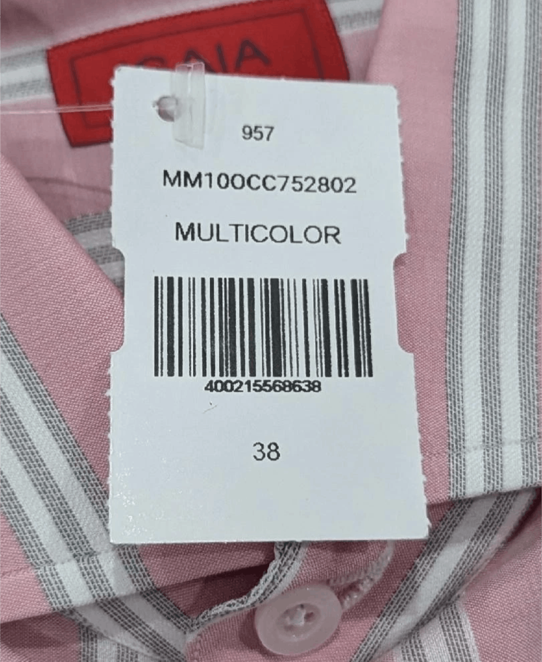 Isaia Isaia Multi Striped Dress Shirt Pink/Multi 38 US 15 Size US S / EU 44-46 / 1 - 5 Thumbnail