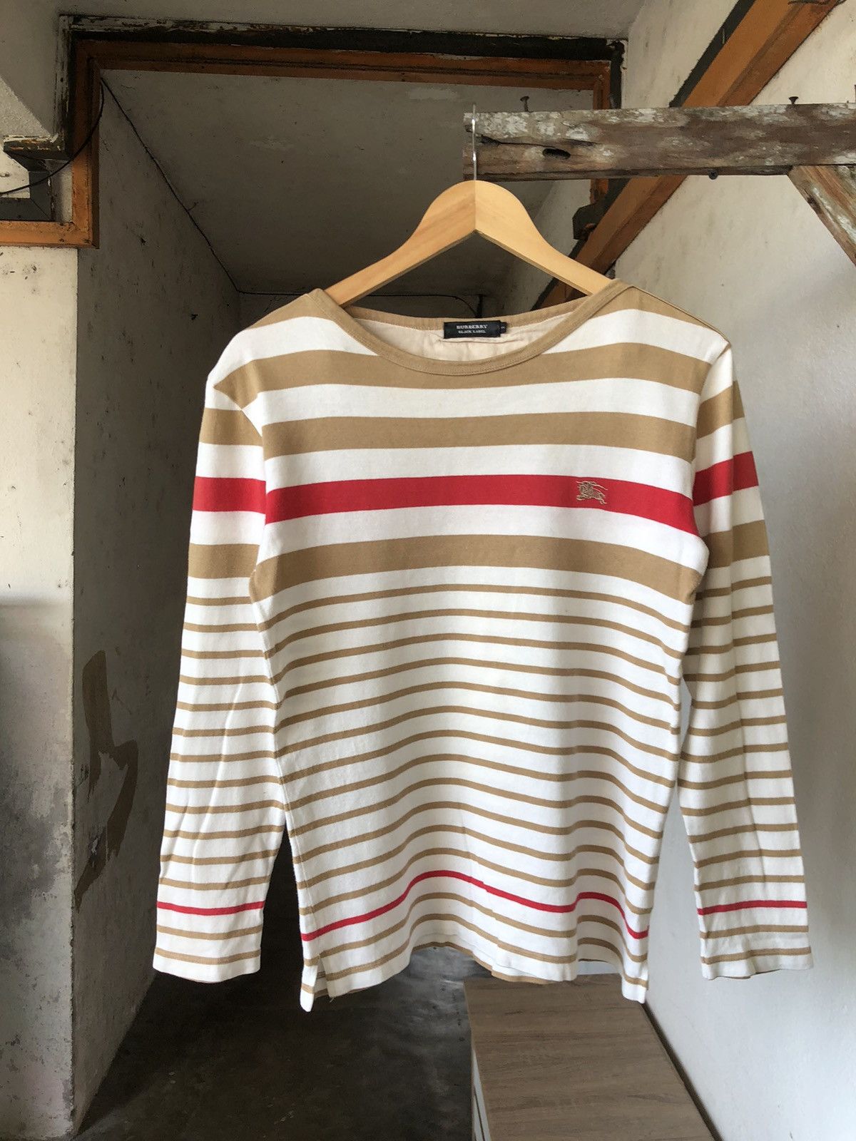 Burberry Vintage Burberry Black Label Stripe Long Sleeve Size M / US 6-8 / IT 42-44 - 3 Thumbnail
