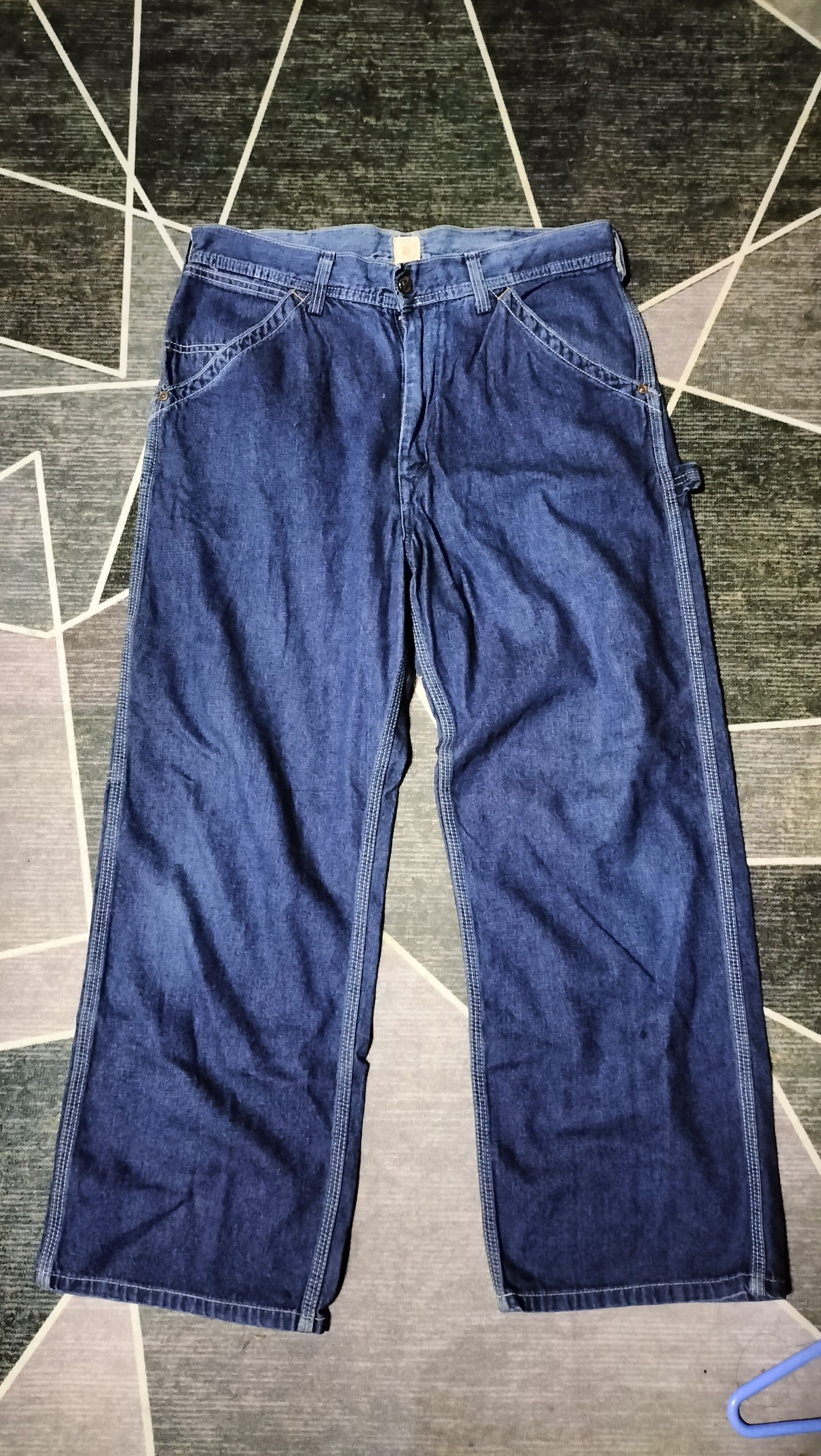 Vintage Vintage 90s One O One Carpenter Denim Work wear Japan Size US 32 / EU 48 - 3 Thumbnail